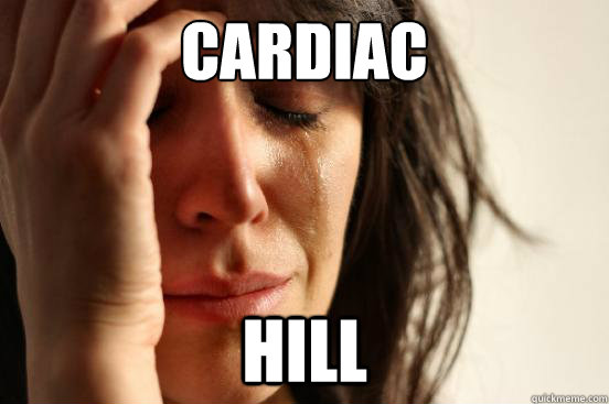 cardiac hill  First World Problems