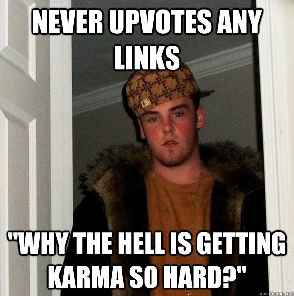 Never upvotes any links 