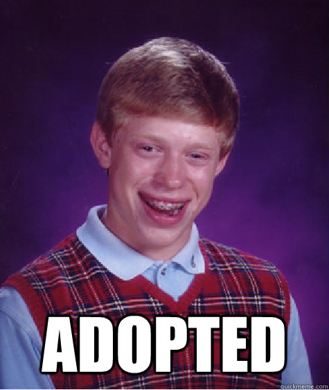  ADOPTED  Bad Luck Brian