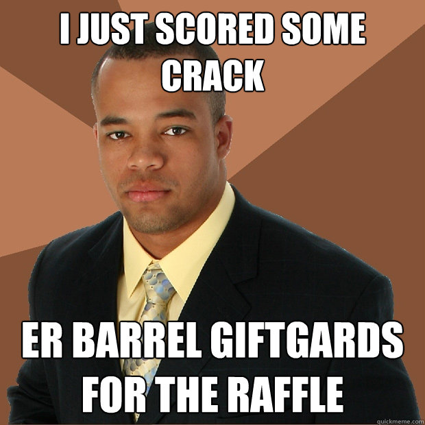 I just scored some crack er barrel giftgards for the raffle - I just scored some crack er barrel giftgards for the raffle  Successful Black Man