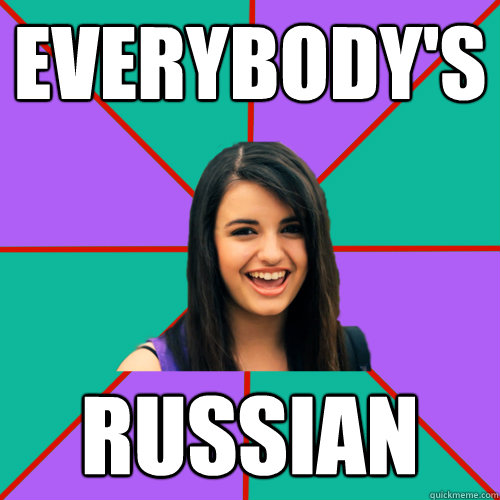 EVERYBODY'S RUSSIAN - EVERYBODY'S RUSSIAN  Rebecca Black