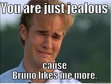 YOU ARE JUST JEALOUS  CAUSE BRUNO LIKES ME MORE. 1990s Problems