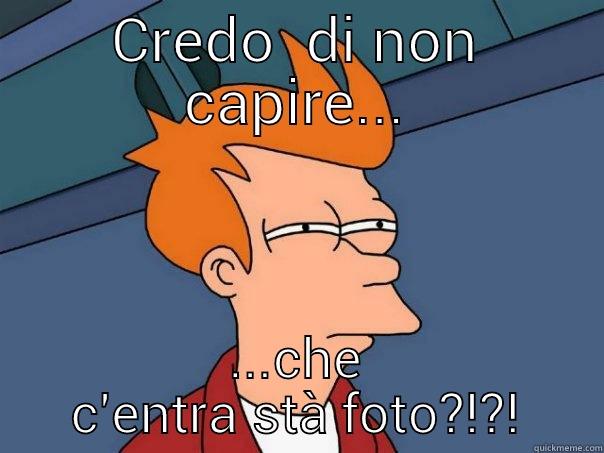 CREDO  DI NON CAPIRE... ...CHE C'ENTRA STÀ FOTO?!?! Futurama Fry