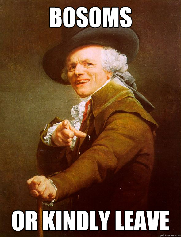 Bosoms Or kindly leave  Joseph Ducreux