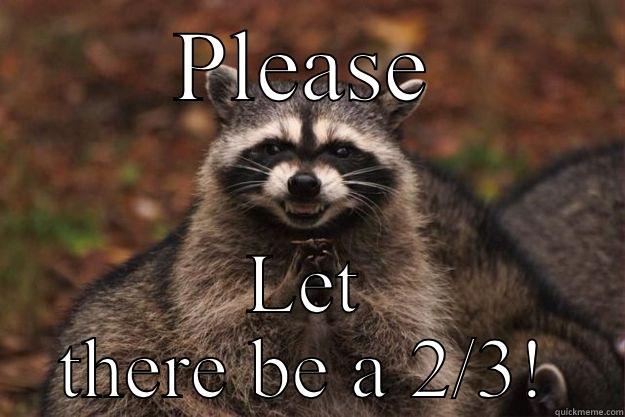 PLEASE LET THERE BE A 2/3! Evil Plotting Raccoon