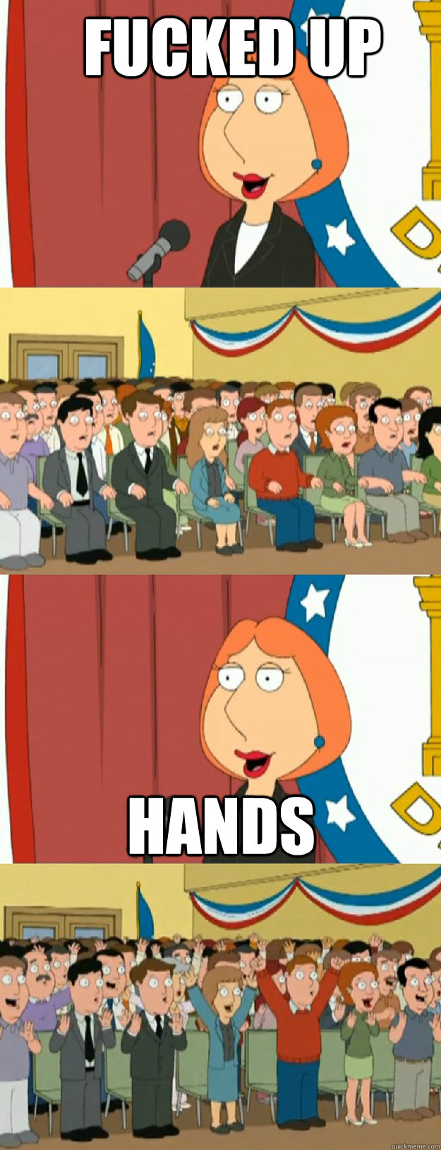 fucked up hands - fucked up hands  Lois Griffin