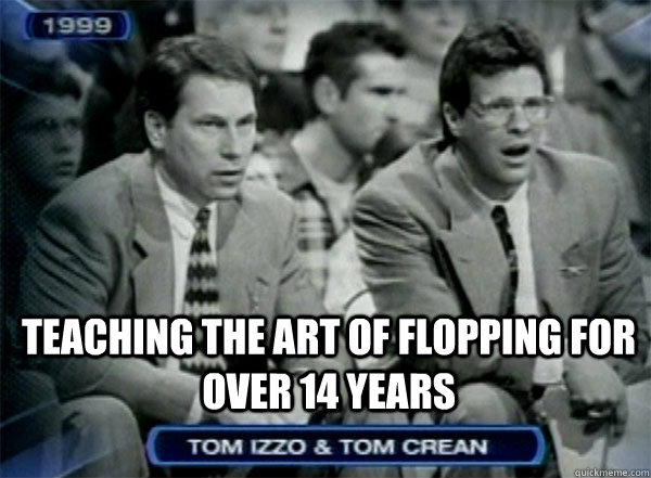 Teaching the art of flopping for over 14 years  Tom IzzoCrean Flopping