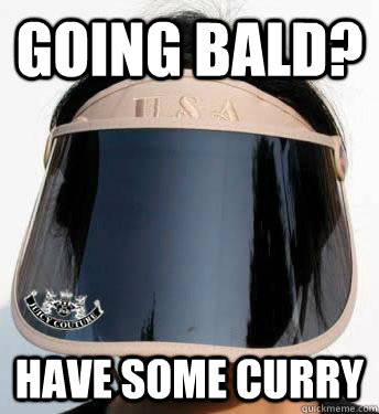 Going bald? Have some curry  All Knowing Ajumma