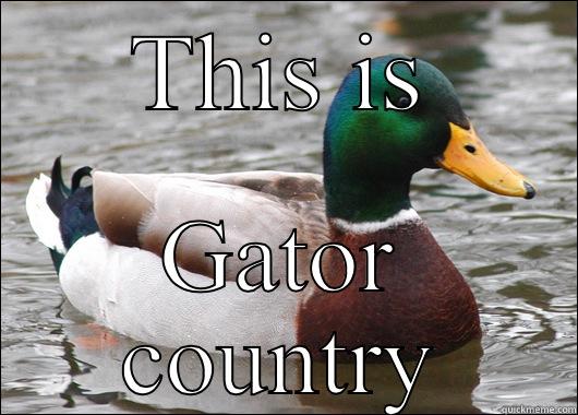 Quack Quack - THIS IS GATOR COUNTRY Actual Advice Mallard