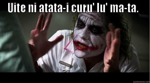 UITE NI ATATA-I CURU' LU' MA-TA.   Joker Mind Loss