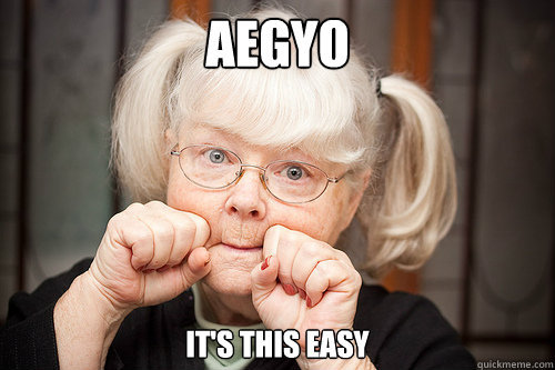 Aegyo it's this easy - Aegyo it's this easy  Grandma aegyo