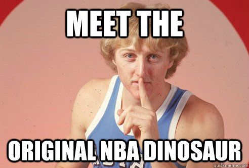 Meet the original NBA dinosaur - Meet the original NBA dinosaur  NBA Dinosaurs