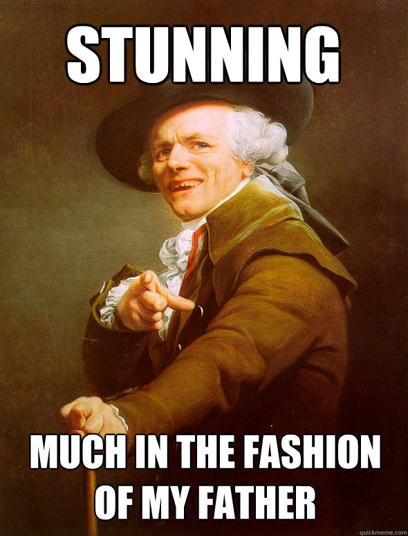 Stunning Much In The Fashion Of My Father  Joseph Ducreux