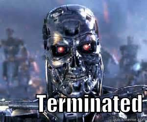 terminator is coming for you -            TERMINATED Misc