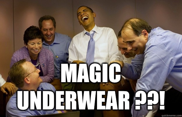  Magic Underwear ??!  Mitt Romney