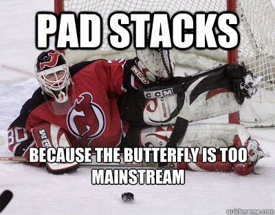 Pad stacks because the butterfly is too mainstream  