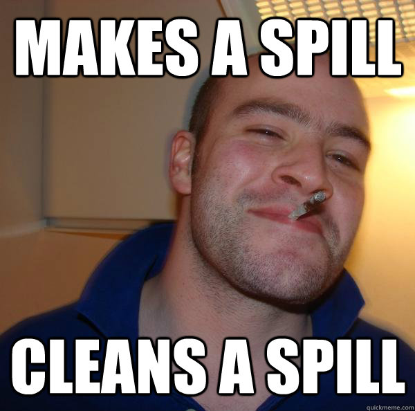 makes a spill cleans a spill - makes a spill cleans a spill  Misc