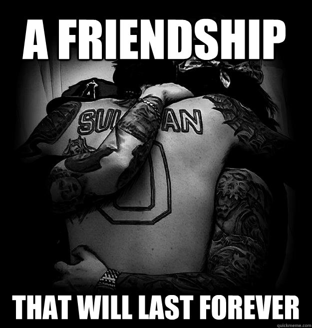 A FRIENDSHIP THAT WILL LAST FOREVER  