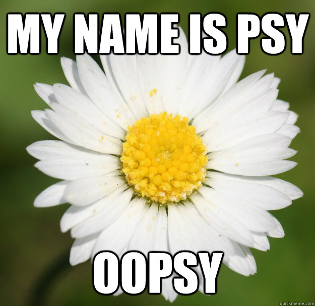 My name is psy Oopsy - My name is psy Oopsy  Misc