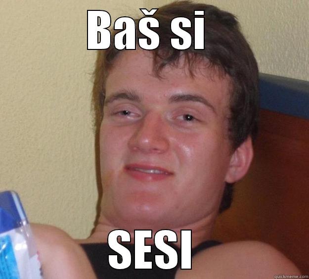 BAŠ SI  SESI 10 Guy