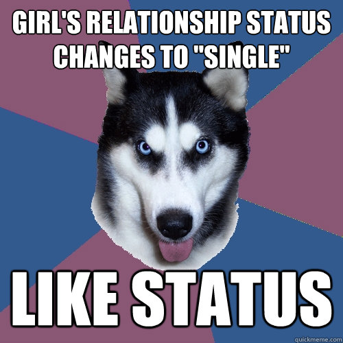 girl's relationship status changes to 