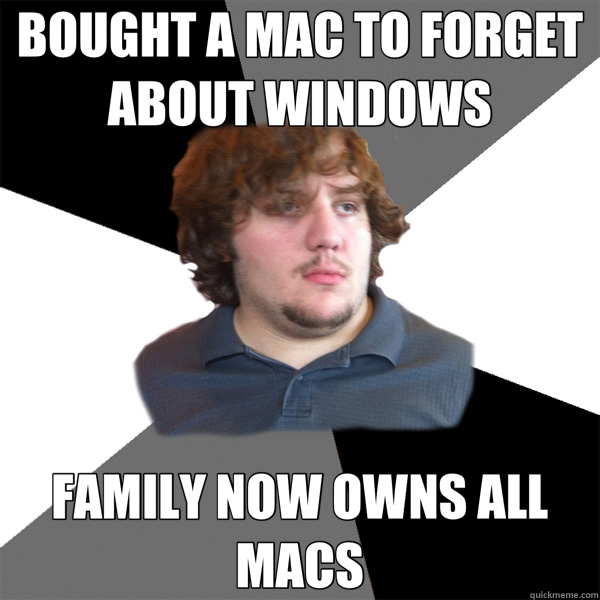 BOUGHT A MAC TO FORGET ABOUT WINDOWS FAMILY NOW OWNS ALL MACS  Family Tech Support Guy