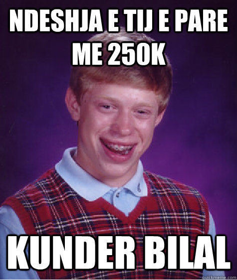 Ndeshja e tij e pare me 250k Kunder Bilal  Bad Luck Brian