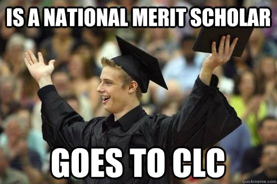 is a national merit scholar goes to clc  