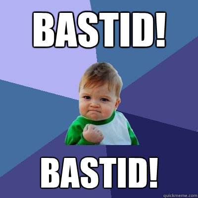 BASTID! BASTID!  Success Kid