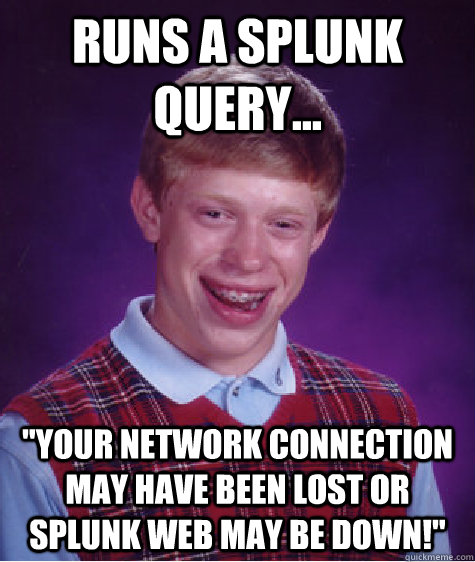 Runs a splunk query... 