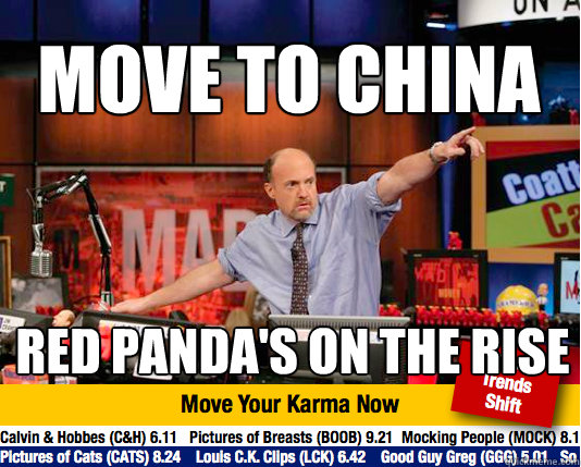 Move to China red panda's on the rise  Mad Karma with Jim Cramer