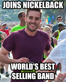 Joins Nickelback World's Best Selling Band  Ridiculously photogenic guy