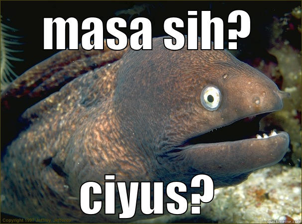 MASA SIH? CIYUS? Bad Joke Eel