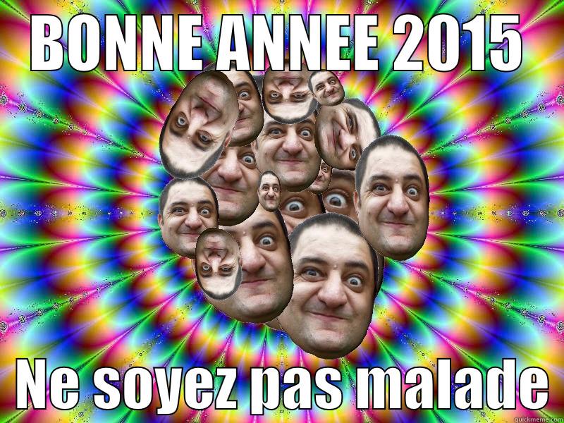 BONNE ANNEE 2015   NE SOYEZ PAS MALADE Misc