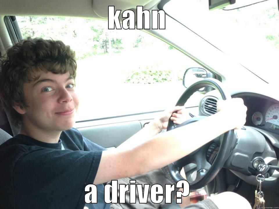 KAHN A DRIVER? Misc