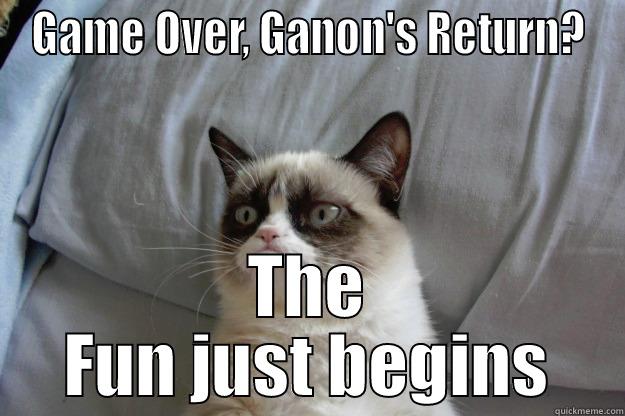 GAME OVER, GANON'S RETURN? THE FUN JUST BEGINS Grumpy Cat