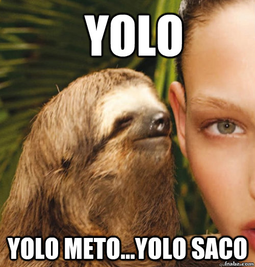 YOLO YOLO METO...YOLO SACO  rape sloth