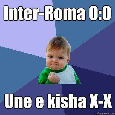 Inter-Roma 0:0 Une e kisha X-X - Inter-Roma 0:0 Une e kisha X-X  Success Kid