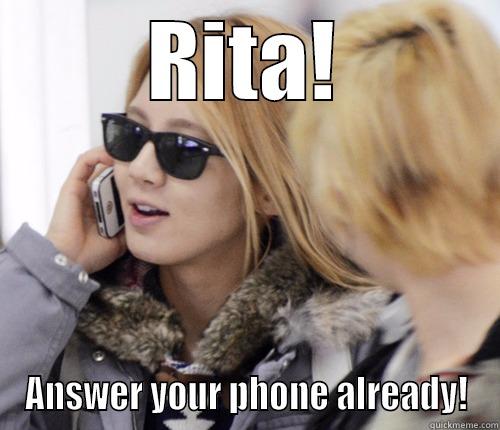 RITA! ANSWER YOUR PHONE ALREADY! Misc