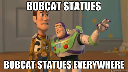 bobcat statues bobcat statues everywhere - bobcat statues bobcat statues everywhere  Everywhere