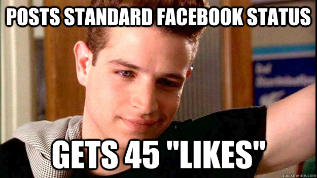 Posts Standard Facebook Status Gets 45 