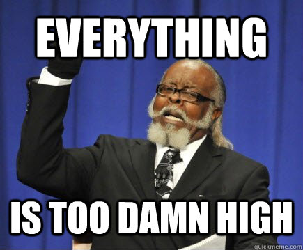 Everything IS TOO DAMN HIGH  Too Damn High