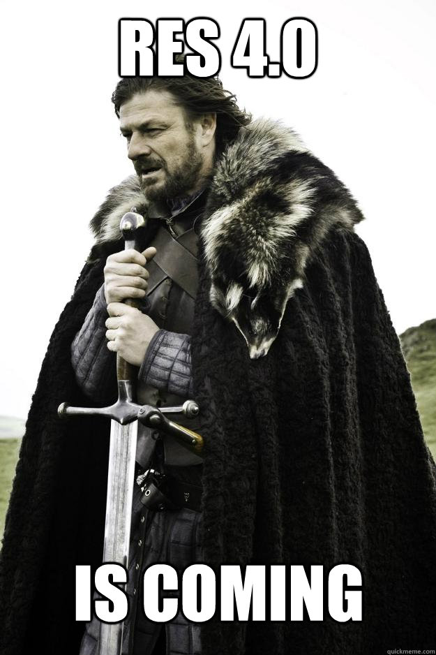 RES 4.0 Is coming  Winter is coming