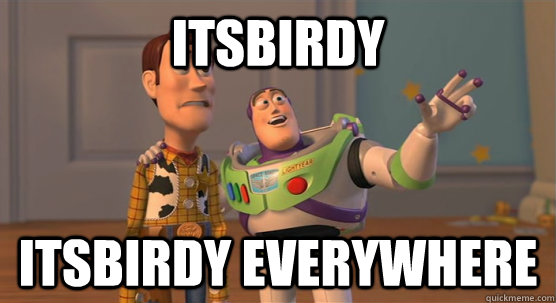 itsbirdy itsbirdy everywhere  Toy Story Everywhere