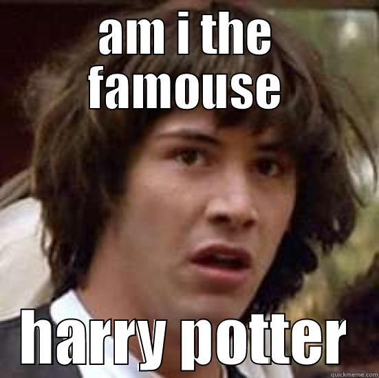 AM I THE FAMOUSE HARRY POTTER conspiracy keanu