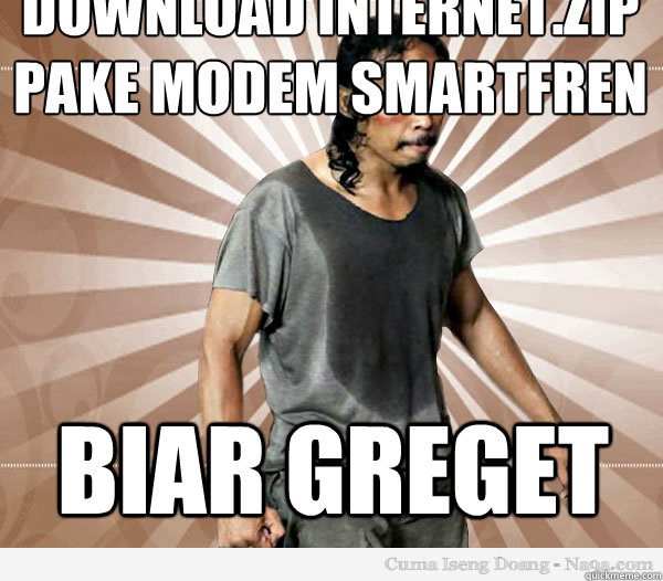 download internet.zip pake modem smartfren biar greget  