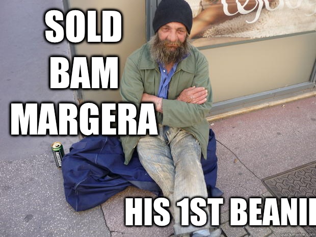 Sold Bam Margera His 1st Beanie - Sold Bam Margera His 1st Beanie  Hipster Homeless Guy