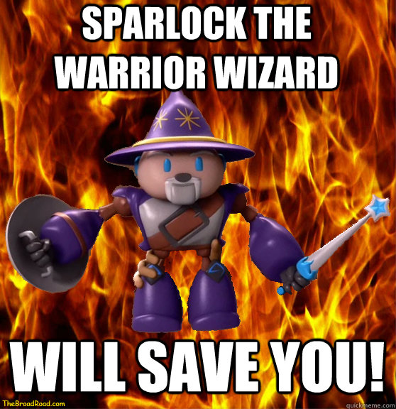 Sparlock the Warrior Wizard will save you! - Sparlock the Warrior Wizard will save you!  Sparlock