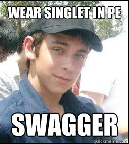 WEAR SINGLET IN PE SWAGGER - WEAR SINGLET IN PE SWAGGER  Swagger