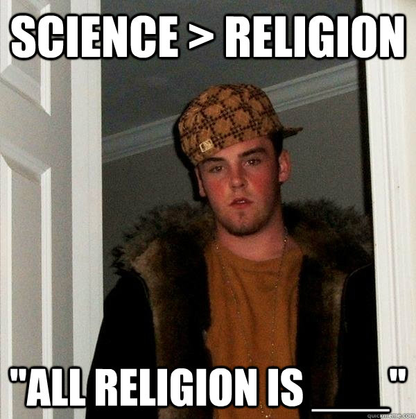 science > religion 